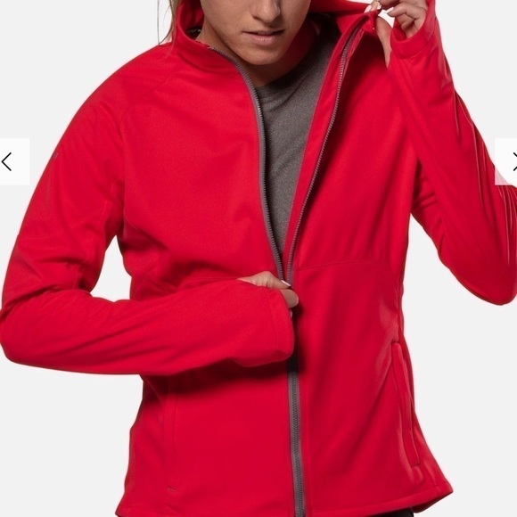 Nathan Sports Women’s Traverse Jacket in Red Lollipop SzS - Picture 4 of 14
